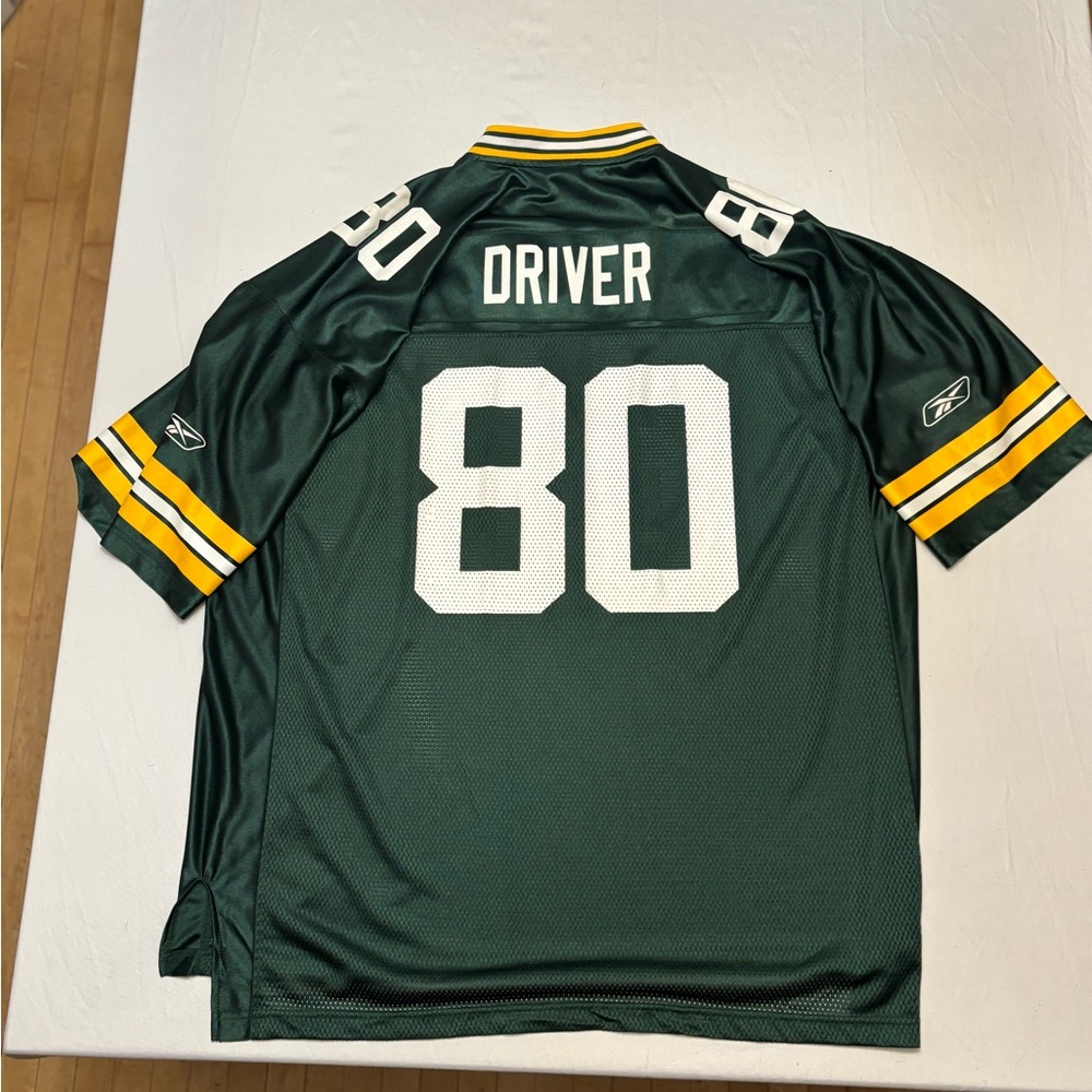 Authentic NFL Vintage Green Bay Packers Jersey #80 Donald Driver! NWT! - Picture 9 of 11